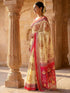 Vasthrlay Printed White Saree