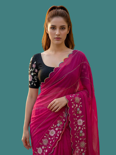 Vasthrlay Unstitched Saree