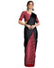 Vasthrlay Printed Tassels Unstitched Maroon Saree