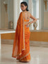 Vasthrlay Orange Saree
