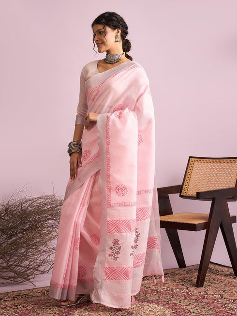 Vasthrlay Printed Unstitched Blouse Ethnic Wear