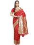Vasthrlay Kanjivaram Banarasi Unstitched Red Ethnic Wear