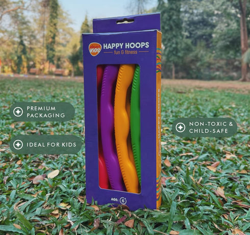 Kids Happy Hoops Fun & Fitness Hula Hoop for Kids & Adults