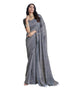 Vasthrlay Womens Sequence Unstitched Red Saree