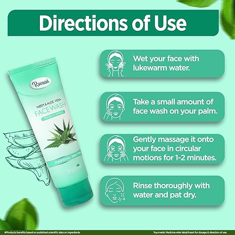 Multani Rovaan Face Wash with Neem & Aloe Vera