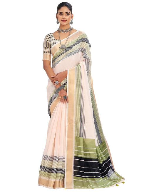 Vasthrlay Printed Unstitched Blouse Ethnic Wear