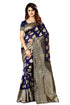 VasthrlayRoyal Blue San Pari Saree