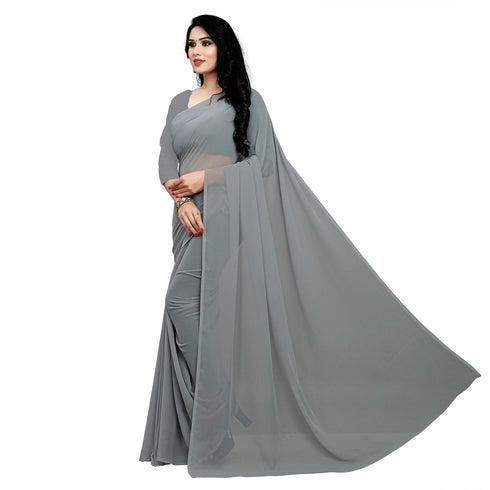 Vasthrlay Georgette Unstitched Saree