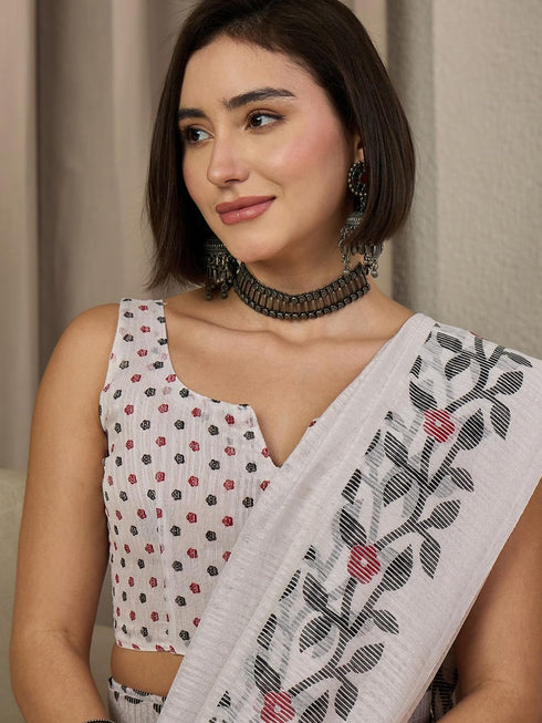 Vasthrlay Cotton Printed Unstitched Ethnic Wear