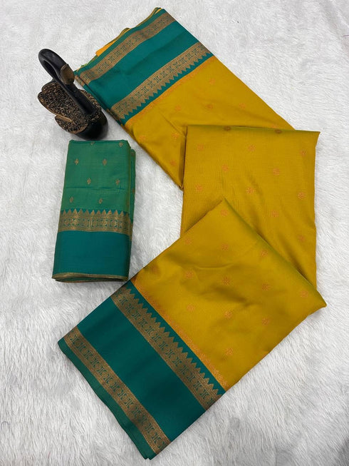 Vasthrlay Narayanpet Paithani Contrast