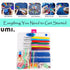 53-Piece Crochet Hooks and Knitting Needles Set