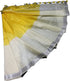 Vasthrlay Handloom Bhagalpuri Two Dye Attached Yellow Cream White
