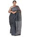 Vasthrlay Chanderi Printed Unstitched Blue Saree