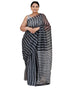Vasthrlay Chanderi Printed Unstitched Blue Saree