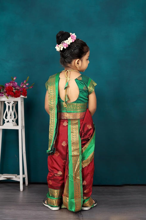 Vasthrlay Paithani Maharashtrian Contrast Traditional