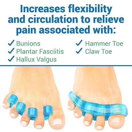 Vivesole Toe Separators By Envelop Toe Spacers Provide Bunion Relief & Improve Circulation