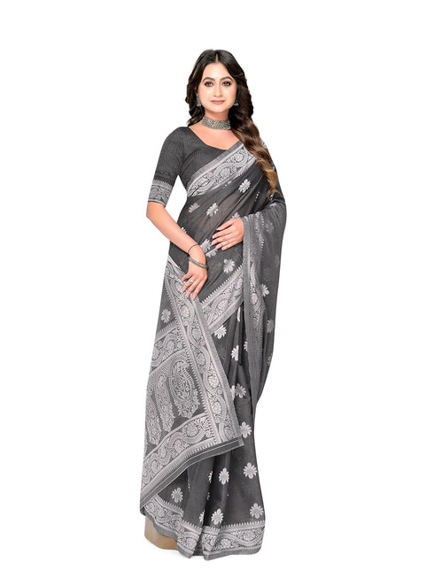 VasthrlayWomen's Banarasi Kanchipuram Saree