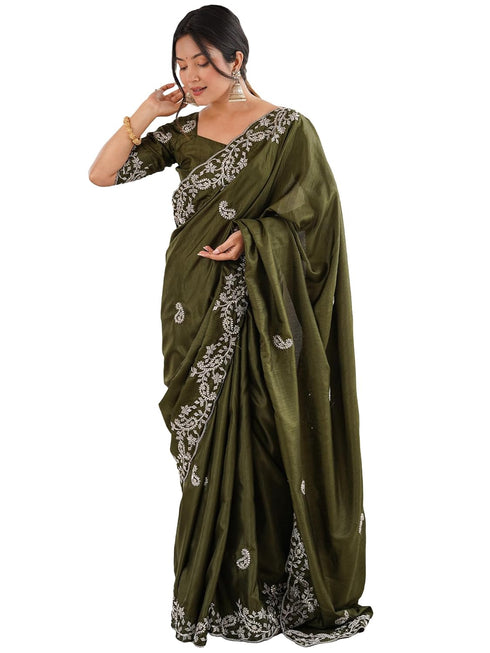 Vasthrlay Embroidery Unstitched Designer Vh Ethnic Wear