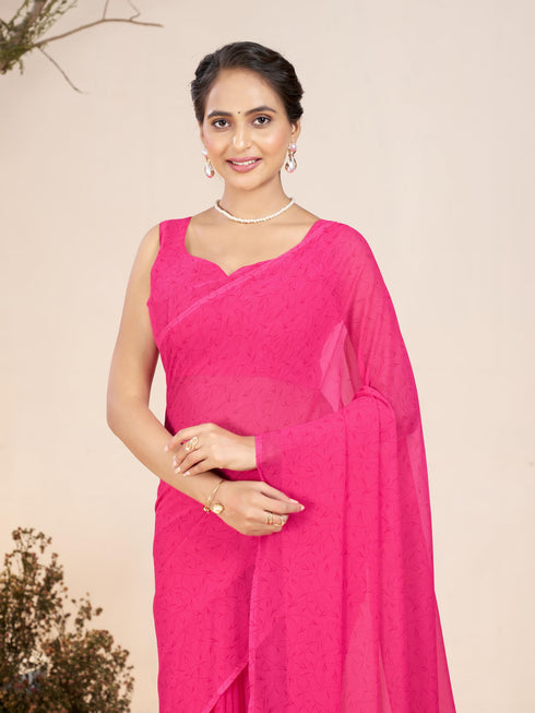 Vasthrlay Georgette Printed Saree