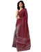 Vasthrlay Chanderi Printed Unstitched Off White Saree