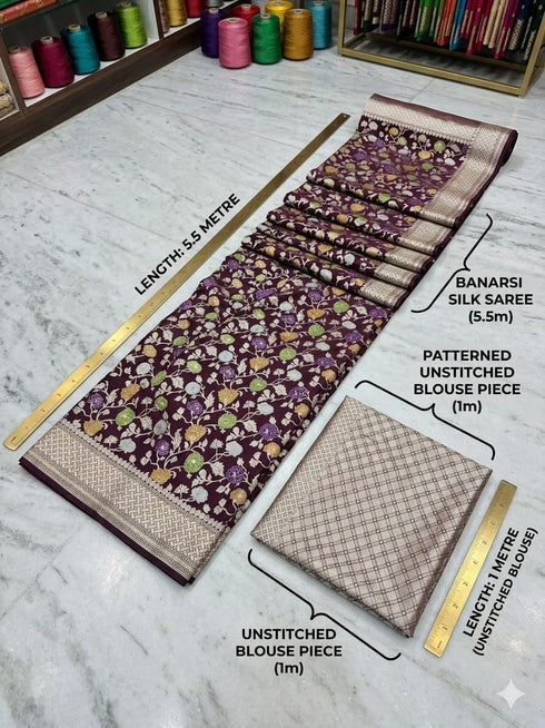 Vasthrlay Meenakari Banarasi Multicolour