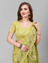 Vasthrlay Cotton Printed Mulmul Blue Saree