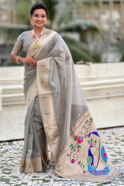 Vasthrlay Organza Kanjivaram Handloom Ethnic Wear