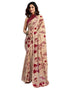 Vasthrlay Womens Printed Unstitched Green Saree