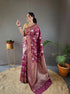 Vasthrlay Banarasi Unstitched Saree
