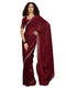 Vasthrlay Georgette Embroidery Dark Saree