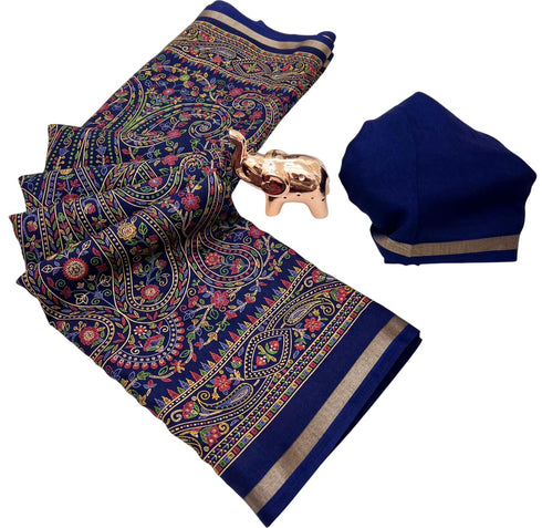Vasthrlay Tussar Saree Floral