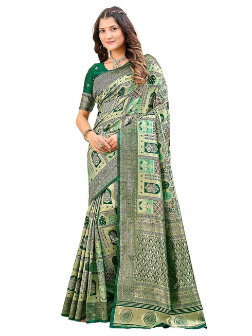 Vasthrlay Banarasi Weaving Maroon Saree