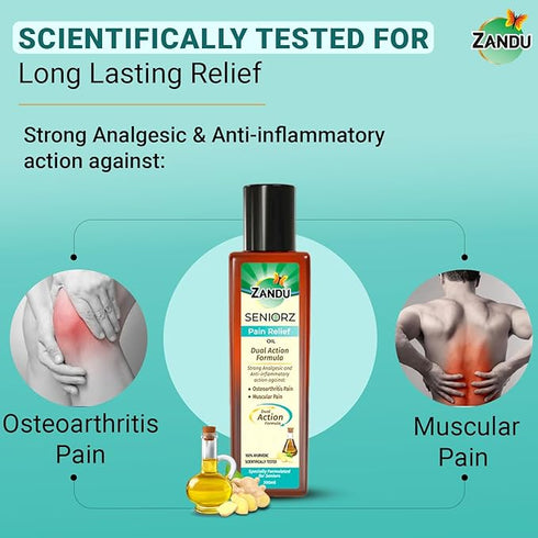 Zandu Seniorz Pain Relief Oil