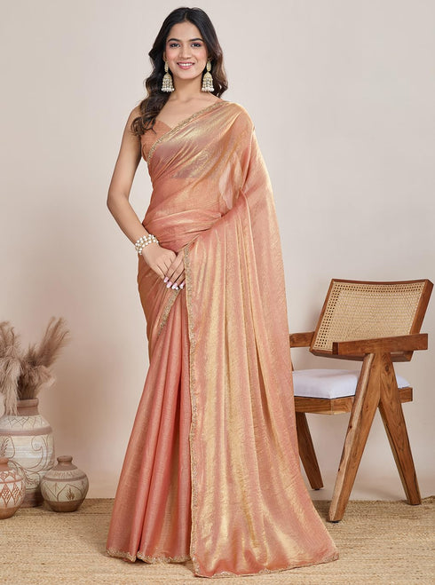Vasthrlay Border Unstitched Saree