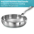Hawkins Pro 22 cm Frying Pan Triply Stainless Steel Fry Pan