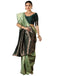 Vasthrlay Banarasi Kanjivaram Unstitched Beige Saree