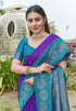 Vasthrlay Kanjivaram Blouse Purple Ethnic Wear