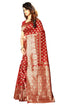 Vasthrlay Maroon Kanchipuram San Pari Saree
