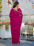 Vasthrlay Shimmer Georgette Yellow Saree