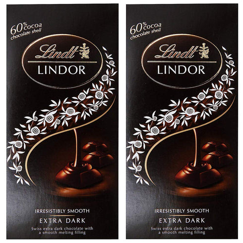 Lindt Lindor Irresistibly Smooth Extra Dark Chocolate 100gm
