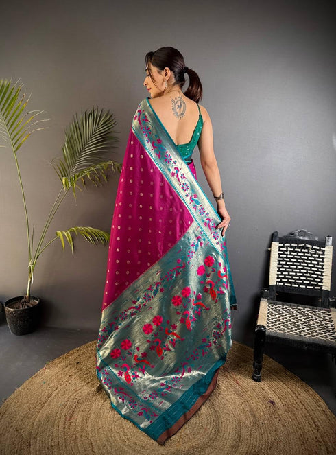 Vasthrlay Paithani Kanjivaram Beautiful