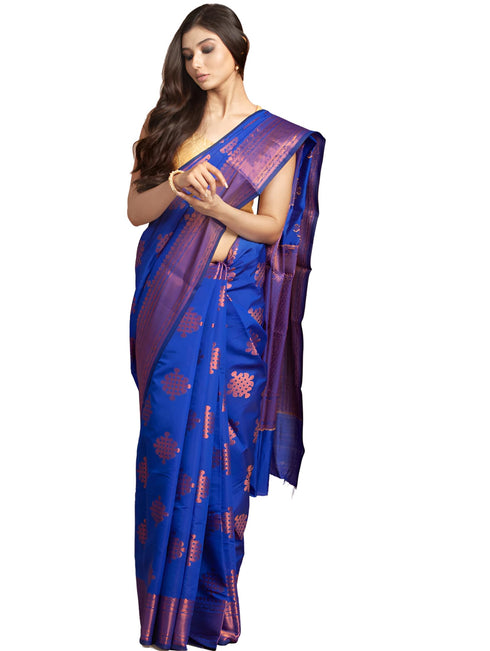 Vasthrlay Banarasi Unstitched Saree