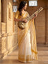 Vasthrlay Printed Lemon Yellow1 Yellow Saree