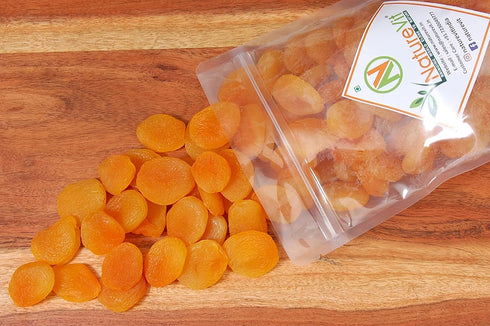 NatureVit Dried Premium Turkish Apricots Vegan| Gluten-Free Snack