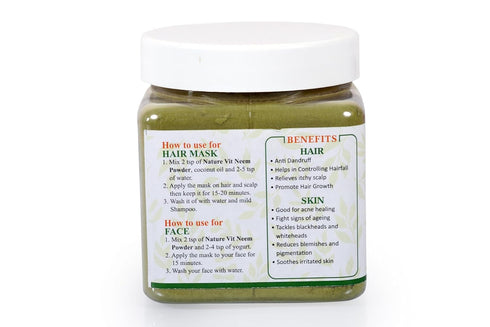 NatureVit Neem Powder for Face Pack & Hair