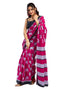 Vasthrlay Womens Printed Unstitched Green Saree