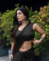 Vasthrlay Maroon Wedding Unstitched Saree