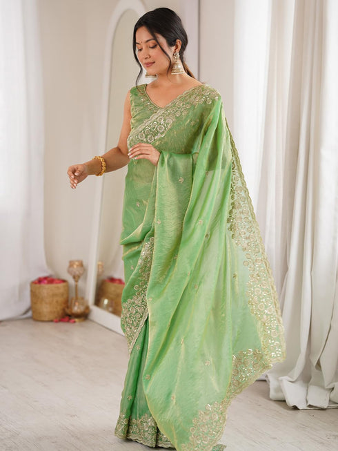 Vasthrlay Embroidery Unstitched Designer Friendly Ethnic Wear