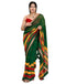 Vasthrlay Chiffon Printed Unstitched Pink Saree