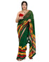 Vasthrlay Chiffon Printed Unstitched Pink Saree